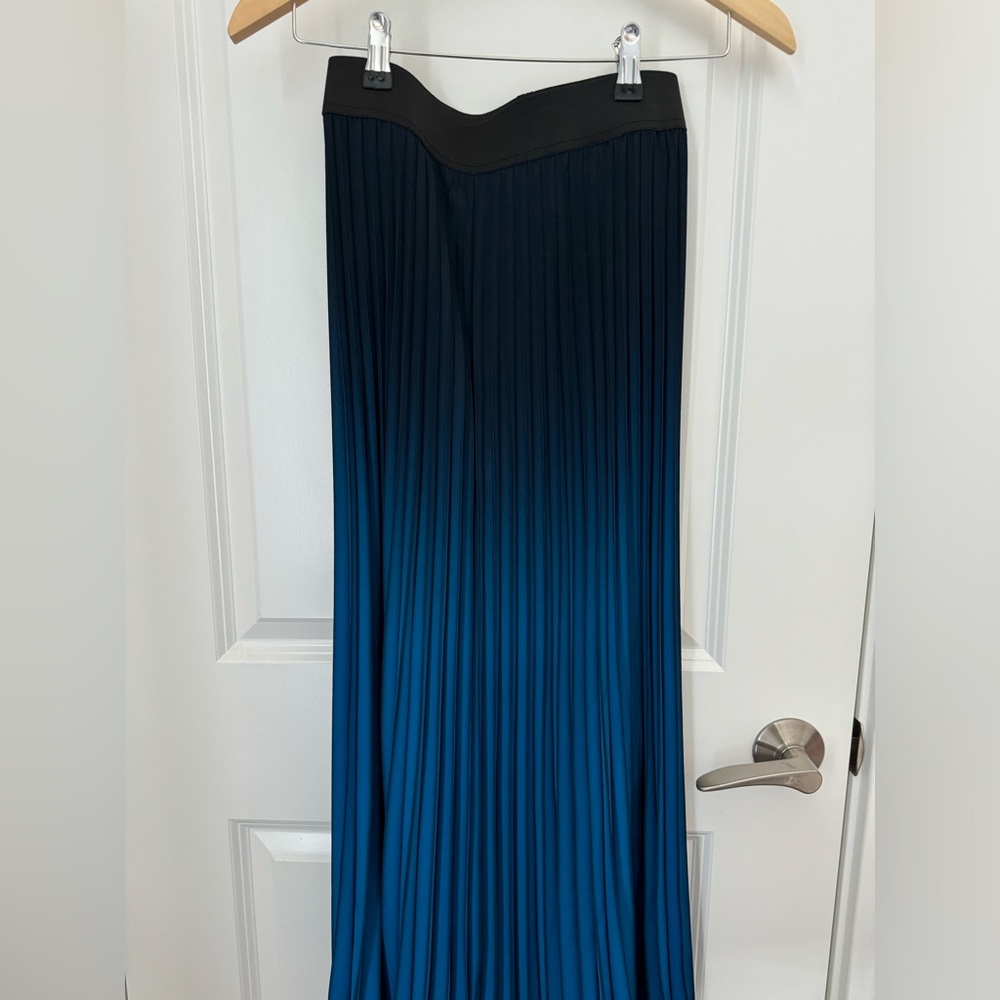 Maje pleated long skirt